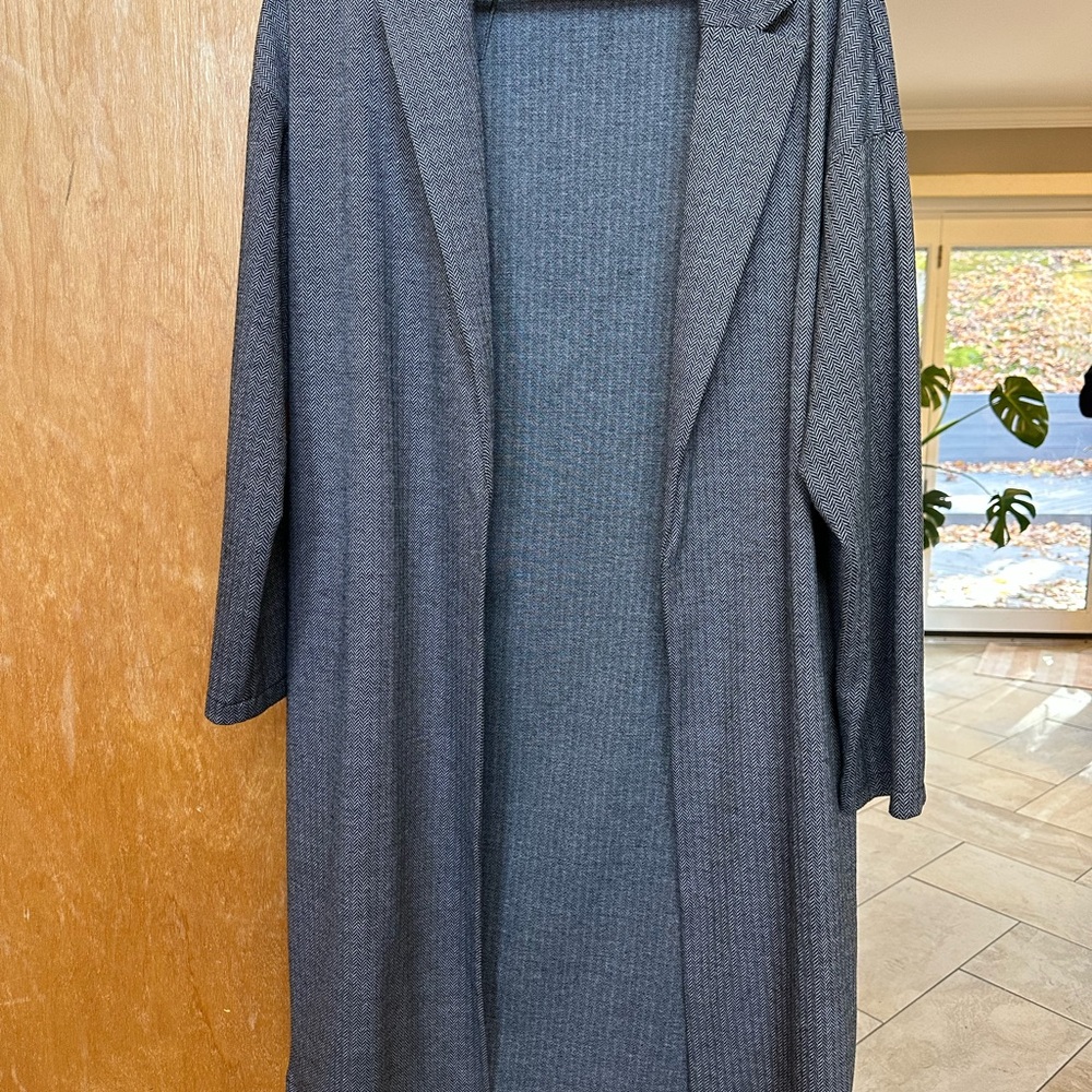 Timing Charcoal Gray Trench Coat